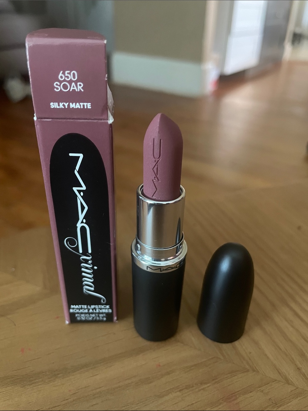 MAC Cosmetics Satin Matte Lipstick 650 Soar -